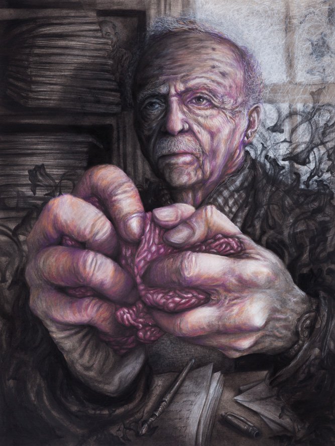 'Bernays' (2014) drawing artwork by Lauren Edmonds