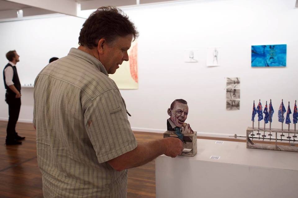Interactive automaton art objects by Lauren Edmonds