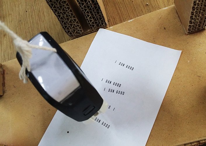 I dun good (2015) interactive art object by Lauren Edmonds