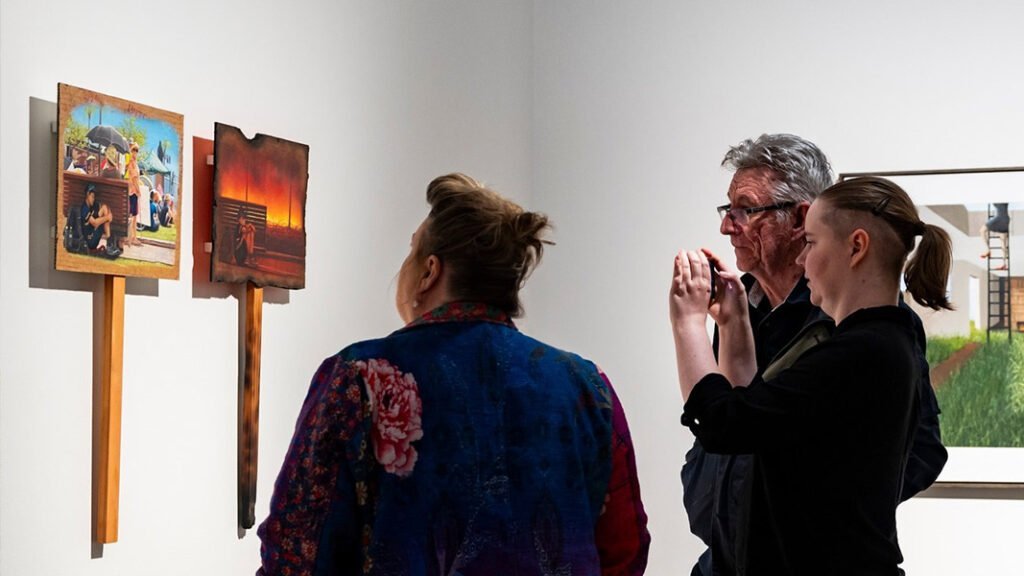 For Tomorrow (2024) by Lauren Edmonds at the Moreton Bay ARt Prize 2024, photo by Louis Lim