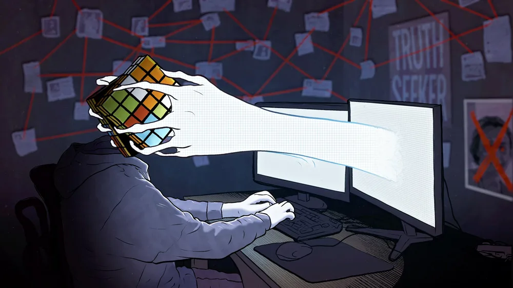 Brain Damage (still) art animation by Lauren Edmonds