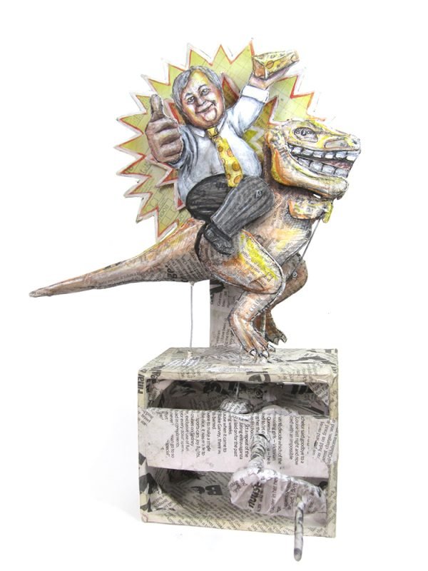 Wild Clive (2014/15) interactive automaton art object by Lauren Edmonds
